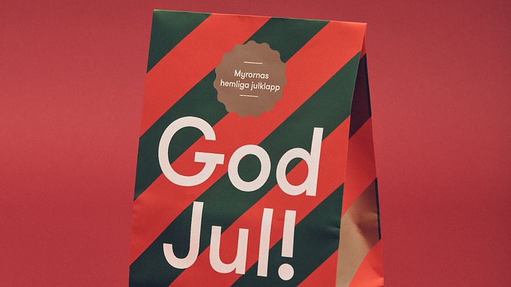 ​Myrornas färdiginslagna julklapp skänker dubbel omtanke i jul
