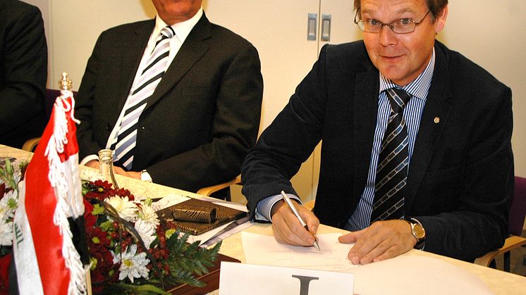 Irak och LTU skrev avtal om forskning