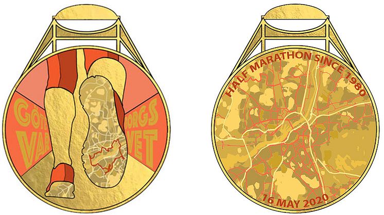 ​Göteborgsvarvetmedaljen 2020 – så ser den ut
