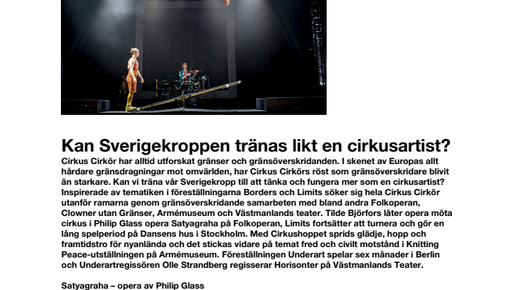 Kan Sverigekroppen tränas likt en cirkusartist?