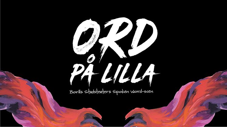 Borås Stadsteaters nya Spoken Word-scen!