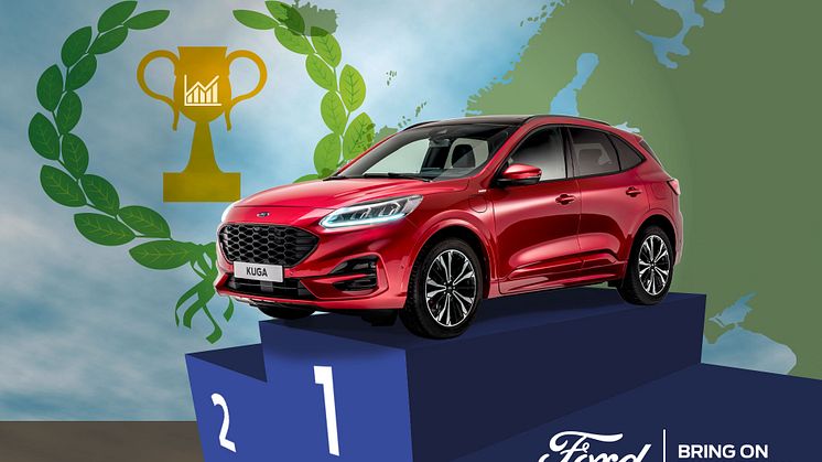 Ford Kuga blev Europas bäst säljande laddhybrid under 2021