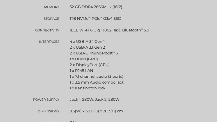 Specifications_PA_D940MX