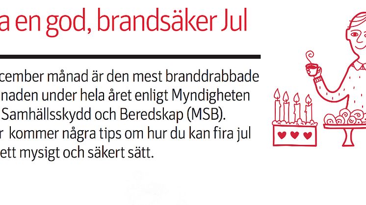 Fungerande brandvarnare räddar liv!