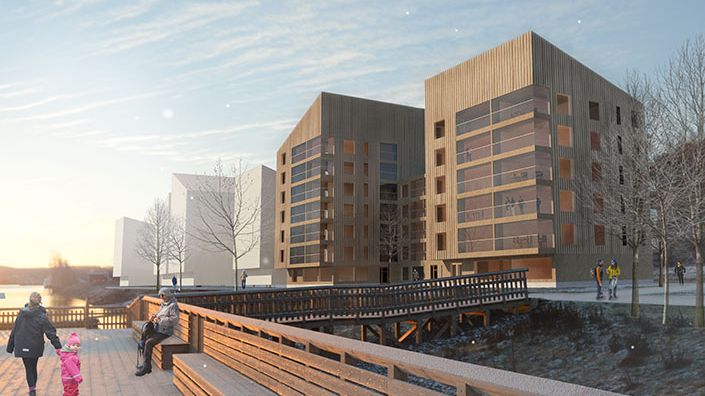 HSB planerar att bygga bostadsrätter på Varvskajen i Örnsköldsvik