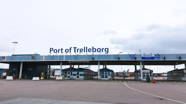 Ny check-in  i Trelleborgs Hamn