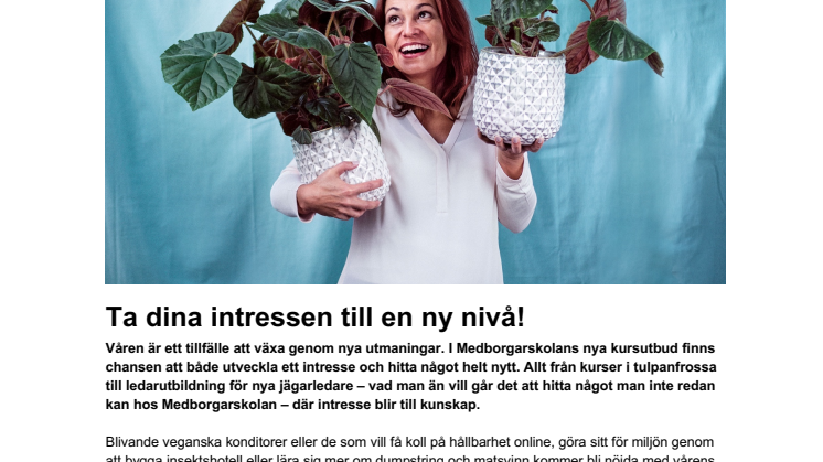 Medborgarskolan Stockholms kursnyheter våren 2020