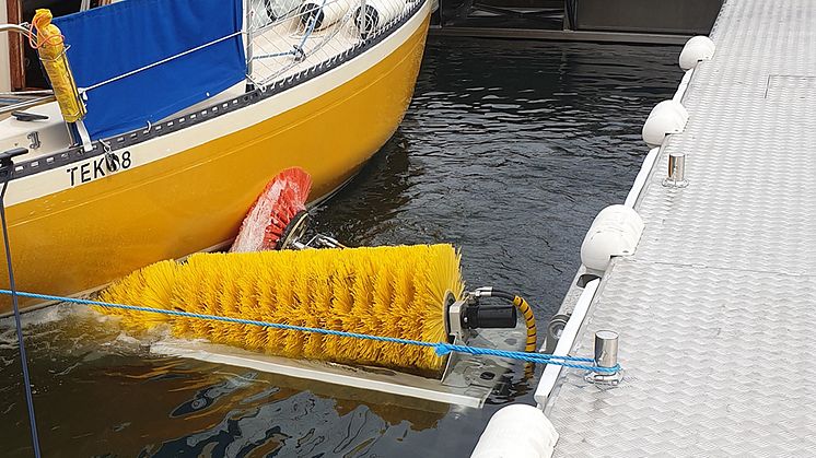 Kalmar har en båtbottentvätt