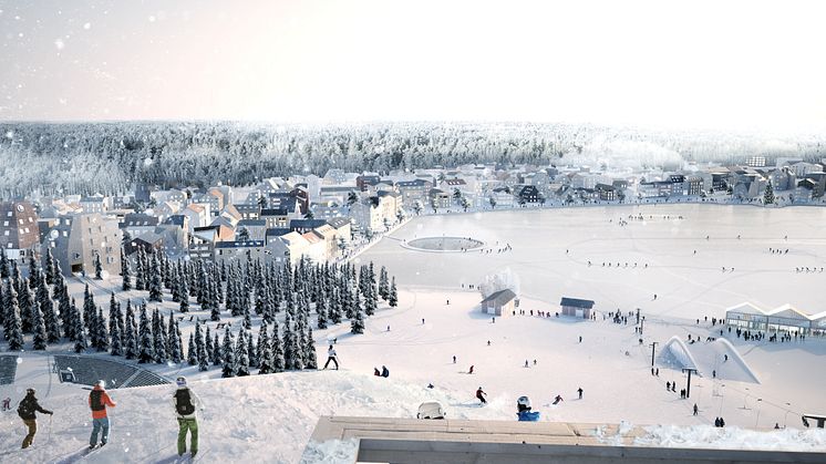 Visionsbild Väsjön och Väsjöbacken