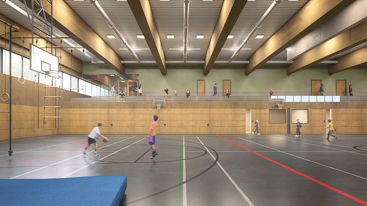 Entwürfe für die neue Sporthalle an der Universität Vechta