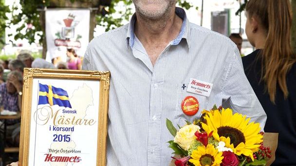 Börje vann SM i korsord