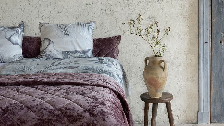 Påslakanset Tropik Sandbeige med överkast Savann