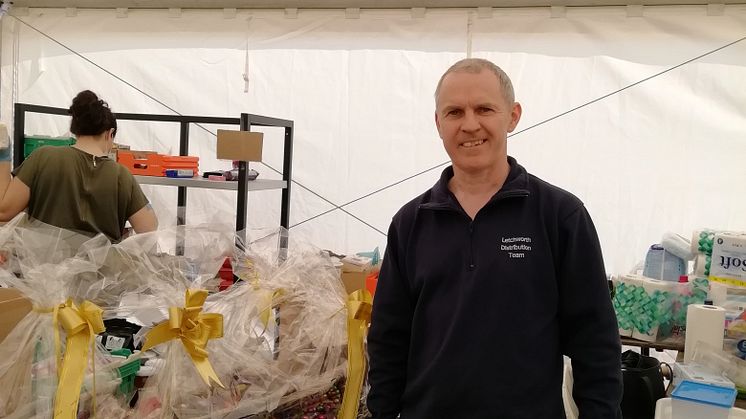 Letchworth Distribution Centre Easter egg donation