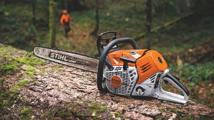 STIHL MS 500i W tog silver i SkogsElmias Innovation Award 2019