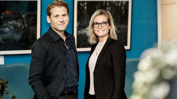 Carl Brynielsson, ny VD för Lendo Sverige & Hanna Neidenmark EVP Nordics, Lendo Group. Fotograf: Linda Broström. 