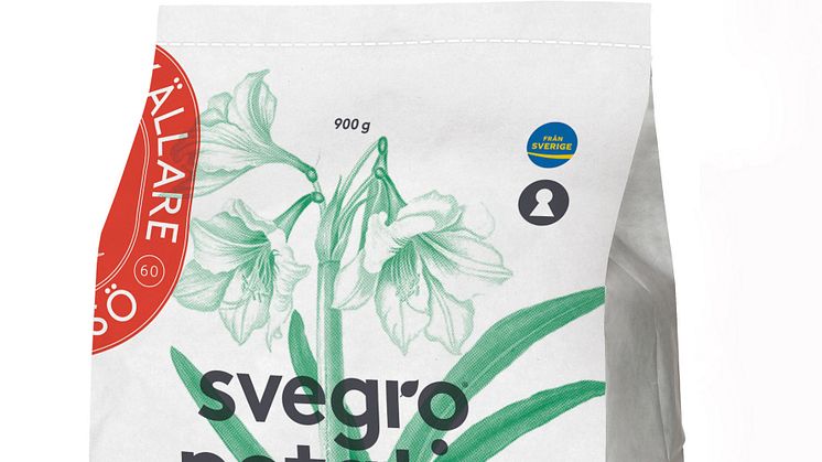Vinterpotatis med amaryllismotiv