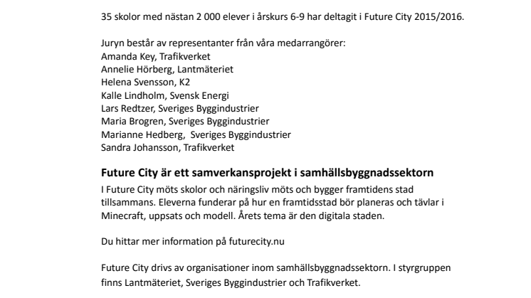 Växthuset skola är nominerad till final i Future City