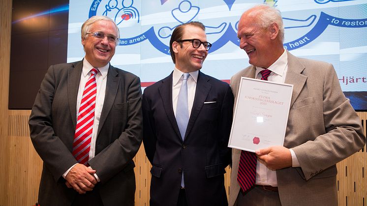 Prins Daniel ny hedersordförande för Hjärt-Lungfonden