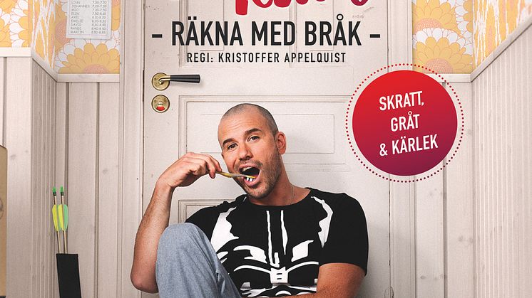 Martin Stenmarck åker på Sverigeturné med teaterdebuten ”Syskonkärlek – räkna med bråk”.