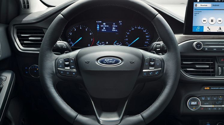 Ny Ford Focus Vignale interiør
