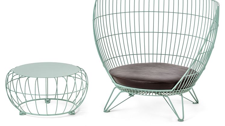 Small Basket och Basket bord, design Ola Gillgren