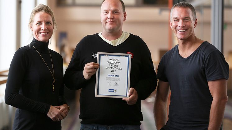 Woody Ungdomsledarstipendiat 2013, Fredrik Bäck Järna SK
