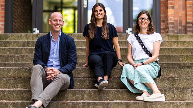 Persons on image, from left to right: John Sjöberg, Sofie Lundh and Johanna Wiking