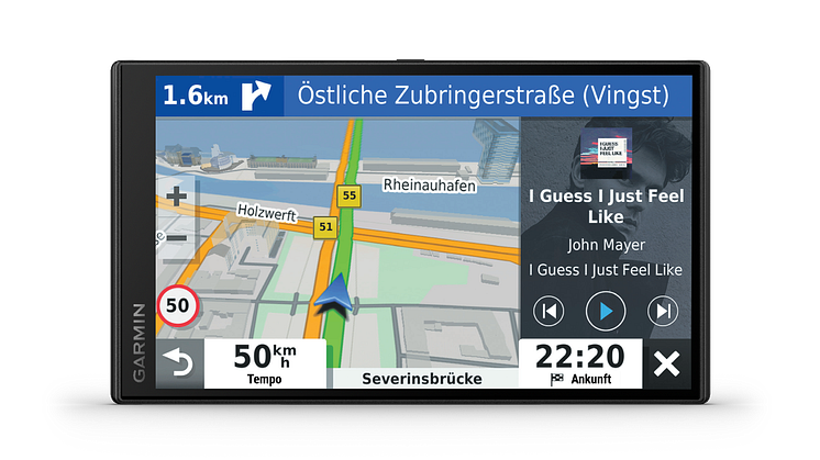 Das DriveSmart 65 bietet dank Alexa Sprachassistenz nun viele weitere Features. 