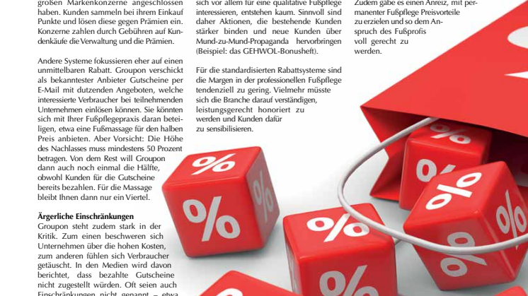 Rabattsysteme: Zu viele Prozente