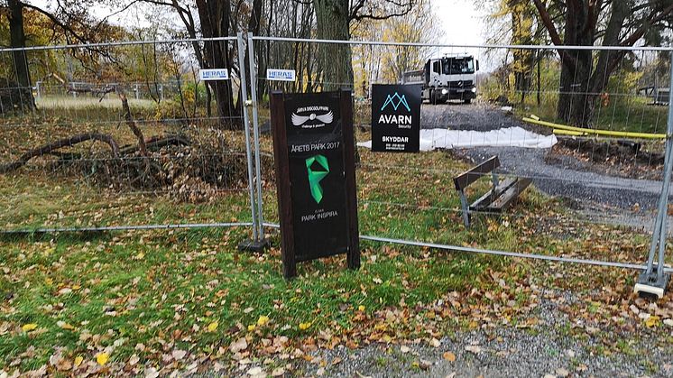 Årets Park-skylten (bild 2 av 2)