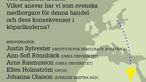 JAS-kritiker till Umeå i Globala veckan