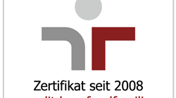 Zertifikat zum audit berufundfamilie für die apoBank