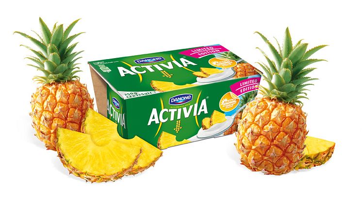 Activia gästas av sommarsmaken Ananas 