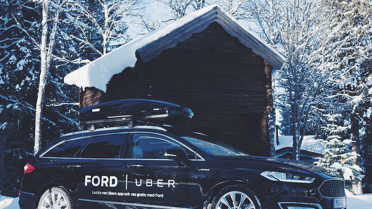 Sportlovsfirare får gratis skjuts av Ford