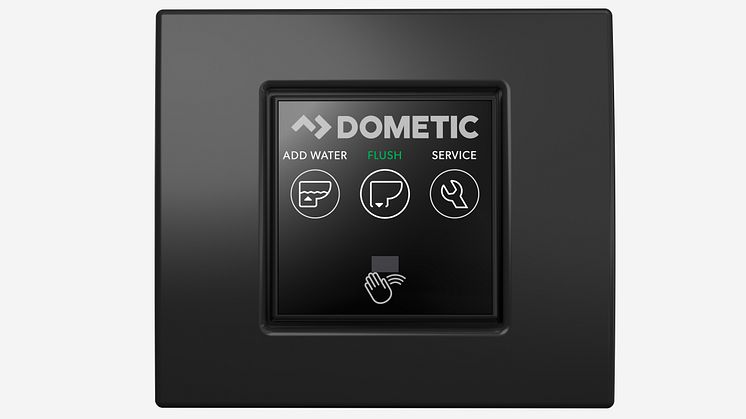 Hi-res image - Dometic - Dometic Moderno toilet uses Dometic's new HandWave Control Panel