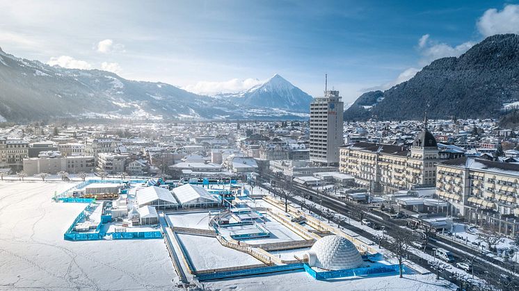 Interlaken Top of Europe Ice-Magic-Winter-schneegelände