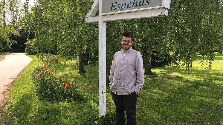 Rasmus Lund Jonasson glæder sig til at byde velkommen på Restaurant Espehus