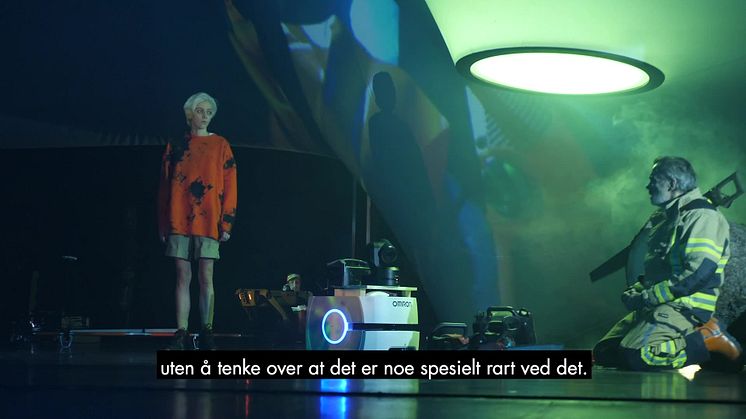 Hovedrolle Helene Naustdal Bergsholm om Brannen