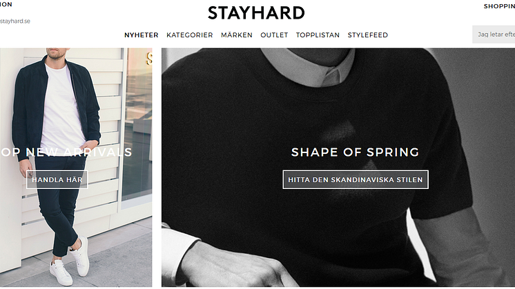 Stayhard.se har sedan 2005 då företaget startade upp i källaren hos grundarnas föräldrar, kommit att omsätta hundratals miljoner på sina 200 varumärken inom herrekipering och grooming-produkter. 