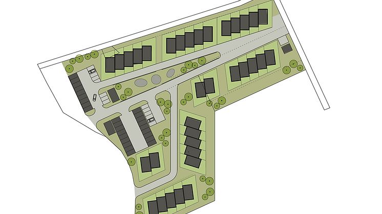 Arkitektens tidiga skiss