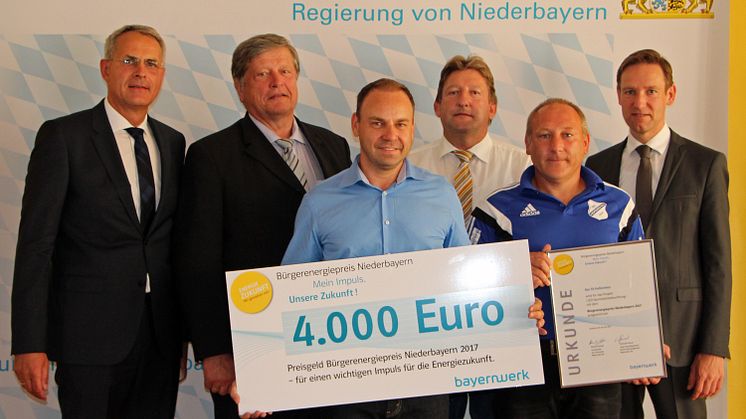 Preisverleihung Bürgerenergiepreis Niederbayern 2017_SV Hofkirchen