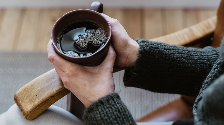 Doften av nybryggt kaffe skapar hemmakänsla