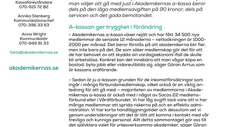 Akademikernas a-kassa – största a-kassan någonsin