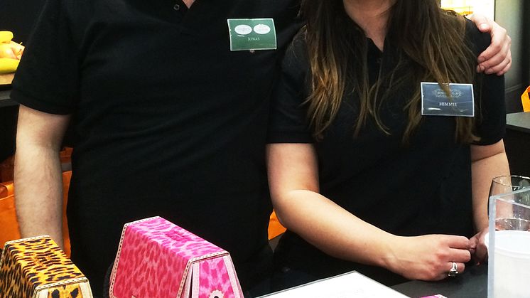 Mimmie och Jonas från Oenoforos ställer ut på Elmia Vårsalong