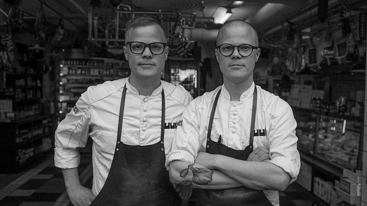 Foto: Lars och Per Åkerlund, ägarna av delikatessbutiken DUÅ Fotograf: Lars Gardfors
