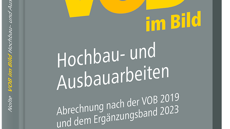 VOB im Bild – Hochbau- und Ausbauarbeiten, 24. Auflage (3D/tif)