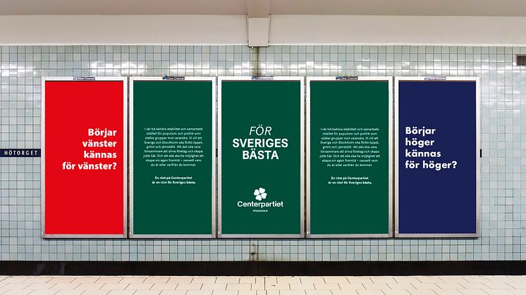 Börjar vänster kännas för vänster? Börjar höger kännas för höger? Det finns ett sansat, liberalt och grönt alternativ i mitten. Det är budskapet på Stockholmscenterns nya kampanj.