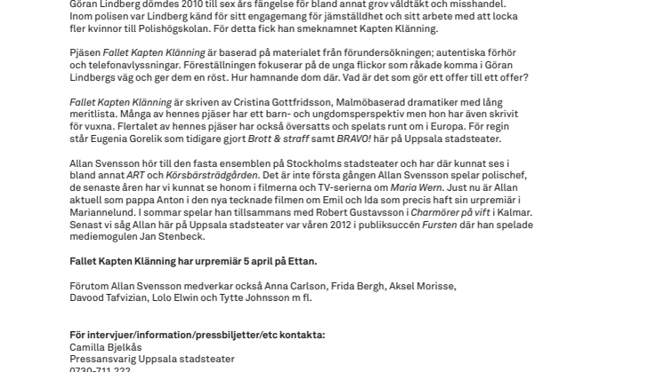 ALLAN SVENSSON KLAR FÖR ROLLEN SOM GÖRAN LINDBERG