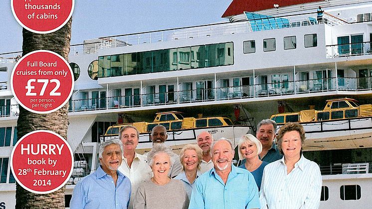 Fred. Olsen Cruise Lines extends a warm welcome to solo travellers with attractive offers in its 2014/15 ‘Solo Cruising’ campaign