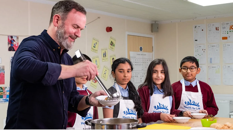 Glynn Purnell has designed a recipe for Birmingham students to cook simultaneously